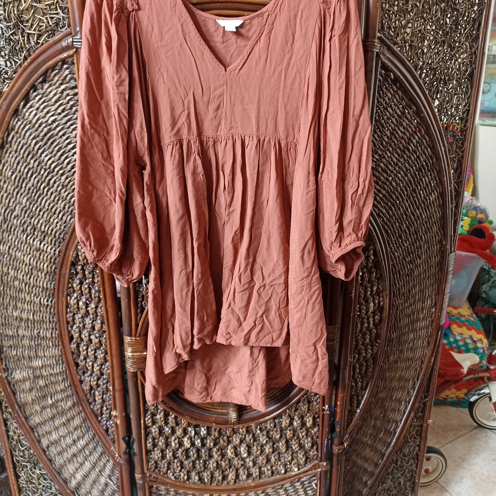 Elegant Terracotta Blouse for Women